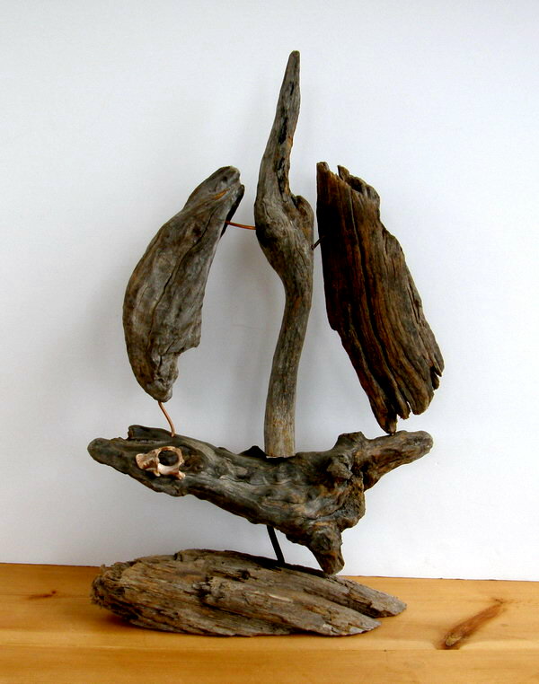 Driftwood Sailboat