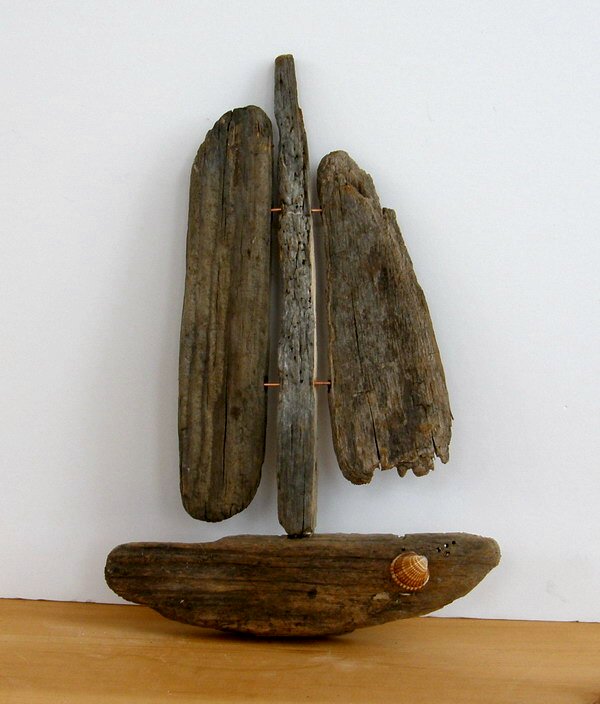 Driftwood Sailboat